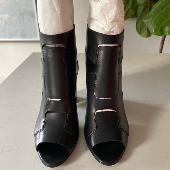 BNIB Hermès open-toe Rock booties - size 38.5 - Picture 7 of 14